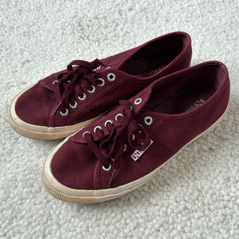 Superga Wine low sneakers sz 39